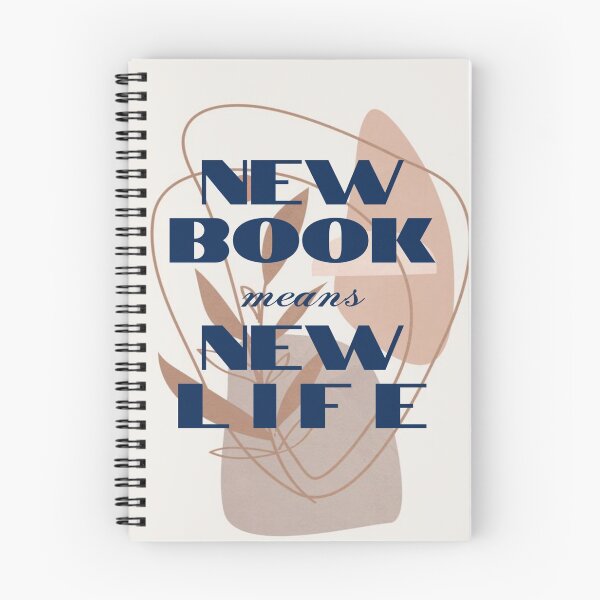 Aperçu de l'œuvre Un nouveau livre signifie une nouvelle vie créée et vendue par IMCons.
