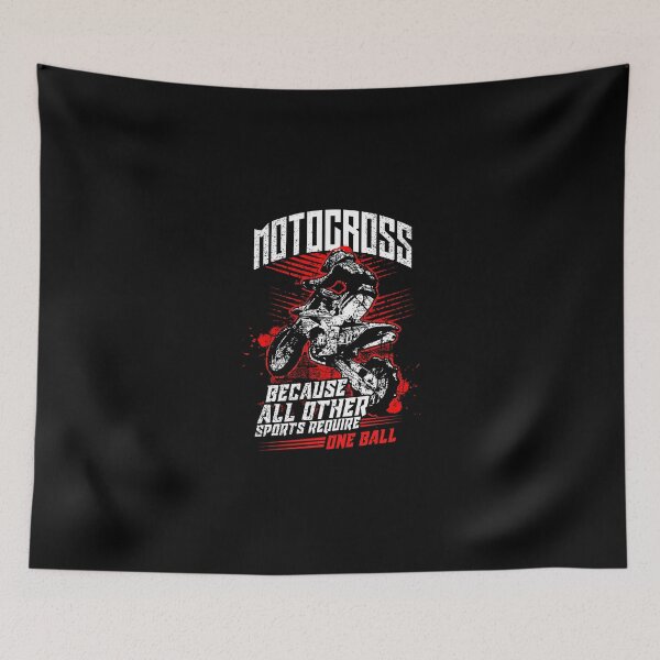 Item preview, Motocross Because All Other Sports Require One Ball designed and sold by politevann.