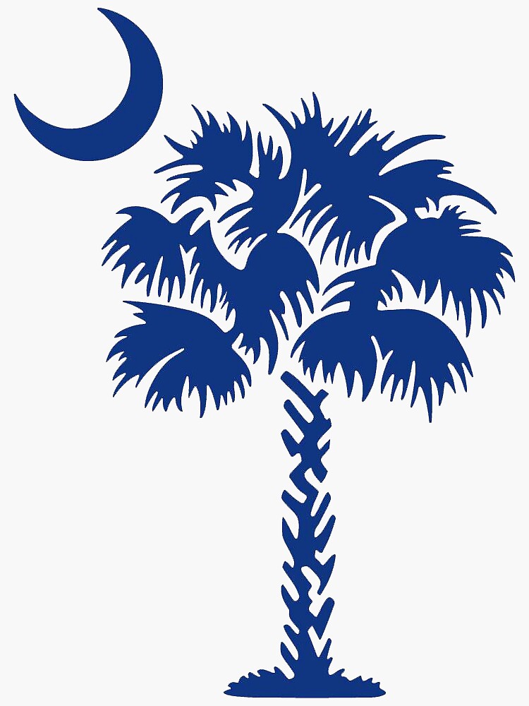 Thumbnail 3 of 3, Sticker, South Carolina Palm designed and sold by baileymincer.