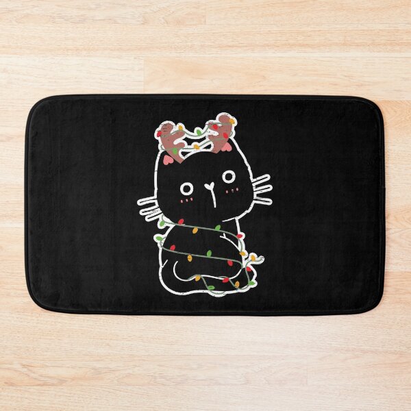 Item preview, Black Cat christmas light cat lover Xmas Christmas designed and sold by shirti.