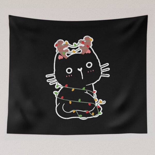 Item preview, Black Cat christmas light cat lover Xmas Christmas designed and sold by shirti.