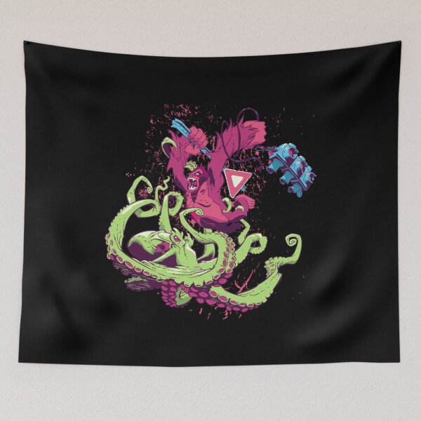 Item preview, Kong Vs Octopus  designed and sold by Kierasanders322.