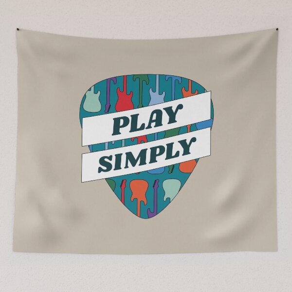 Artikelvorschau, Spielen Sie Simply Guitar Pick entworfen und verkauft von nightsworthy.