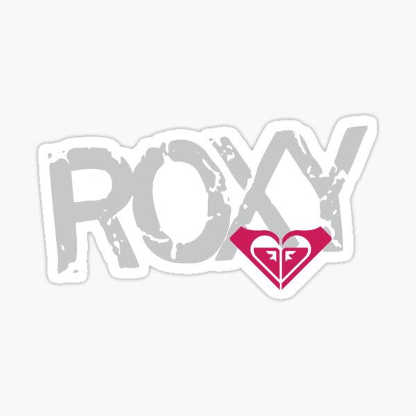 Roxy logo Color Block Sticker for Sale by botanicalbrooke