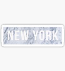 Marble New York Sticker