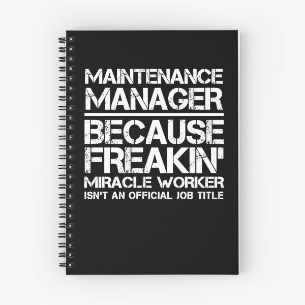Item preview, Maintenance Manager Miracle Worker designed and sold by clickmostro.