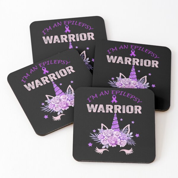 Item preview, I'm a Epilepsy Warrior, Epilepsy Awareness Gift for Epilepsy Warrior Survivor, Purple Ribbon Gift designed and sold by CapitalDesignss.