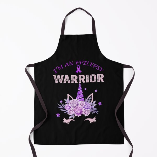 Item preview, I'm a Epilepsy Warrior, Epilepsy Awareness Gift for Epilepsy Warrior Survivor, Purple Ribbon Gift designed and sold by CapitalDesignss.