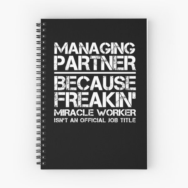 Item preview, Managing Partner Miracle Worker designed and sold by clickmostro.