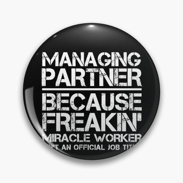 Item preview, Managing Partner Miracle Worker designed and sold by clickmostro.