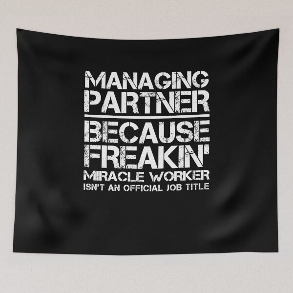 Item preview, Managing Partner Miracle Worker designed and sold by clickmostro.