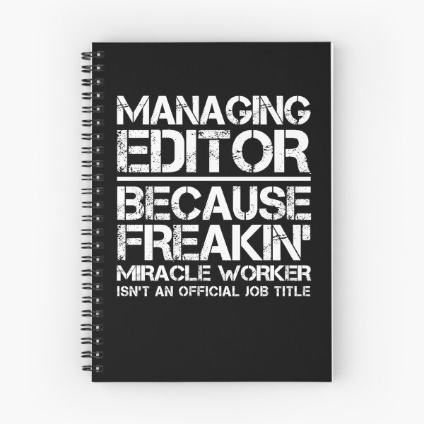 Item preview, Managing Editor Miracle Worker designed and sold by clickmostro.