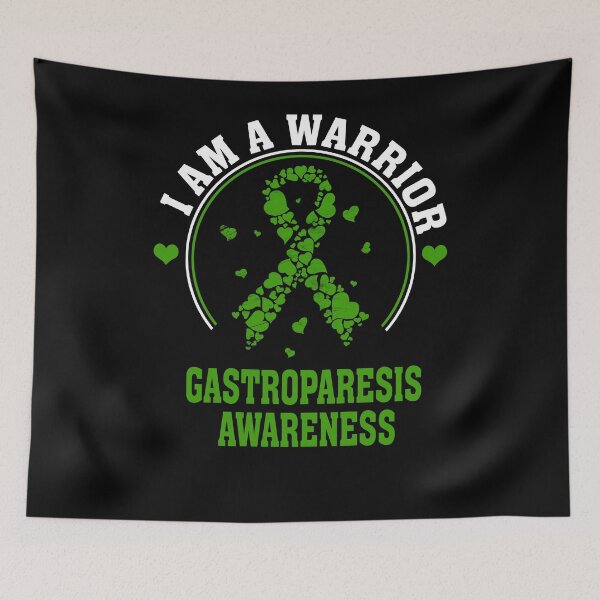 Item preview, I'm a Gastroparesis Warrior, Gastroparesis Awareness Gift for Gastroparesis Warrior, Green Ribbon Gift designed and sold by CapitalDesignss.