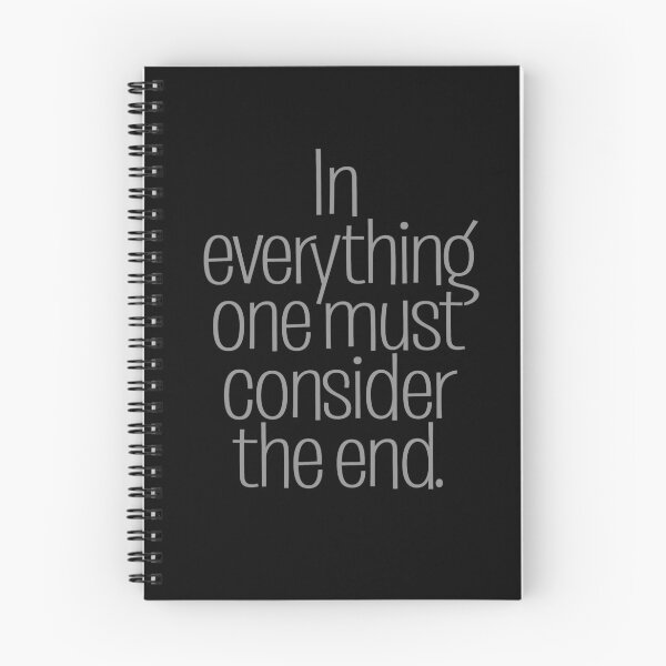 Item preview, In everything one must consider the end v.7 designed and sold by x1brett.