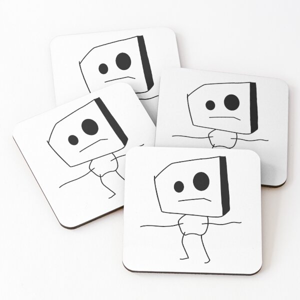 Item preview, Dancing box headed robot (black) designed and sold by Dan Treasure.