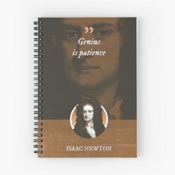 Item preview, Isaac Newton - Genius is patience designed and sold by Syahrasi.