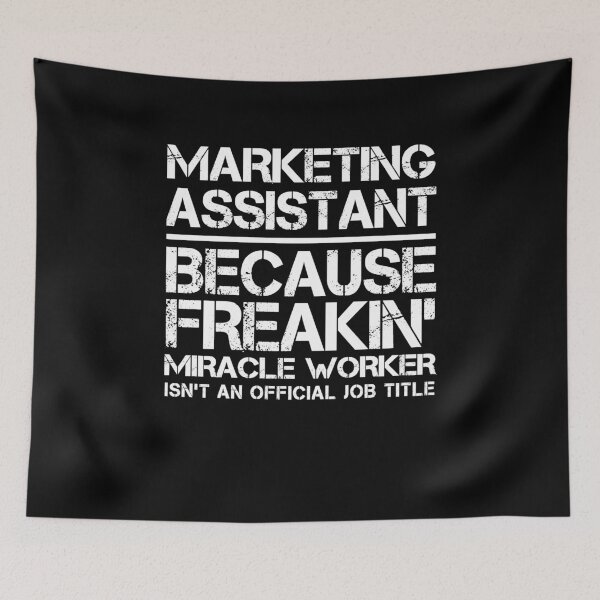 Item preview, Marketing Assistant Miracle Worker designed and sold by clickmostro.