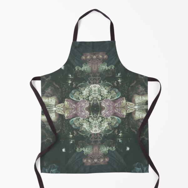 Item preview, Fruits and oysters Dark and muted cropped pattern designed and sold by AntiquusForma.