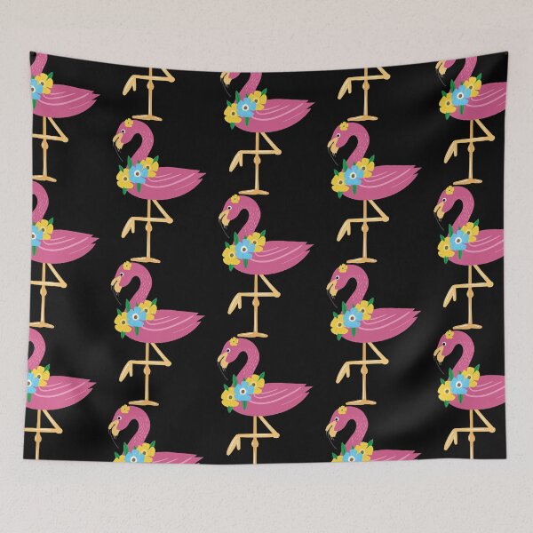 Item preview, Awesome Floral Flamingo Queen Merch T-shirt and Accessories - ladies gift ideas  designed and sold by ughtLucus.