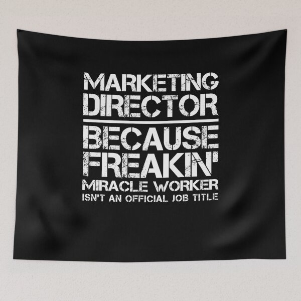 Item preview, Marketing Director Miracle Worker designed and sold by clickmostro.