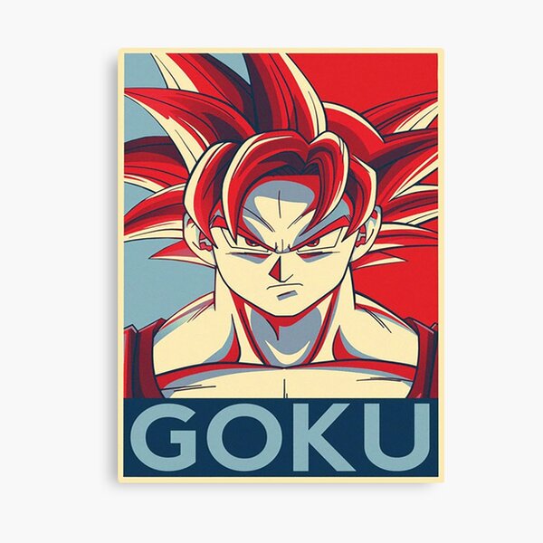 Son Goku Dragon Ball Illustration Poster Canvas Print