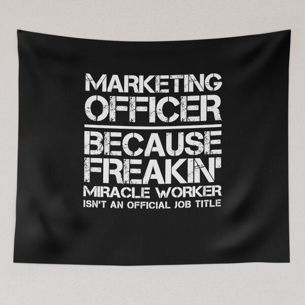 Item preview, Marketing Officer Miracle Worker designed and sold by clickmostro.