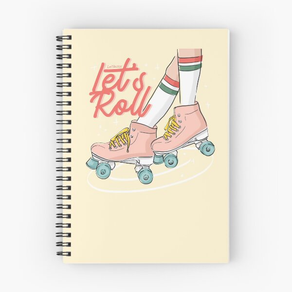 Item preview, Let's Roll Roller Skate Pastel Cool designed and sold by Lei Vector.