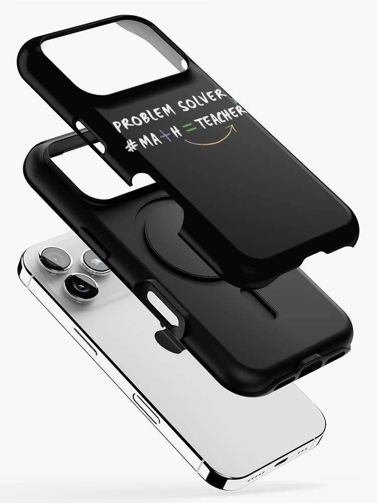 Thumbnail 2 of 4, iPhone Case, Problem Solver #Math Teacher designed and sold by Creatoe.