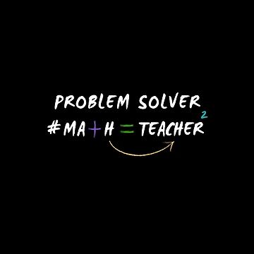 Artwork thumbnail, Problem Solver #Math Teacher by Creatoe