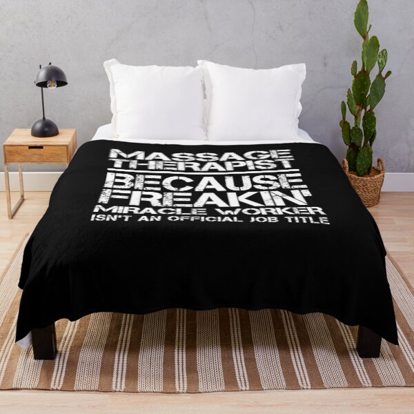Item preview, Massage Therapist Miracle Worker designed and sold by clickmostro.