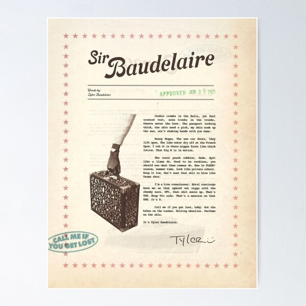 Item preview, Sir Baudelaire designed and sold by danieljtaylor.