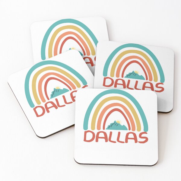 Item preview, Dallas Retro Vintage Rainbow- Dallas Texas Mountain Souvenir - Gift - Hometown - Hiking - Nature designed and sold by HappyTees Lab.