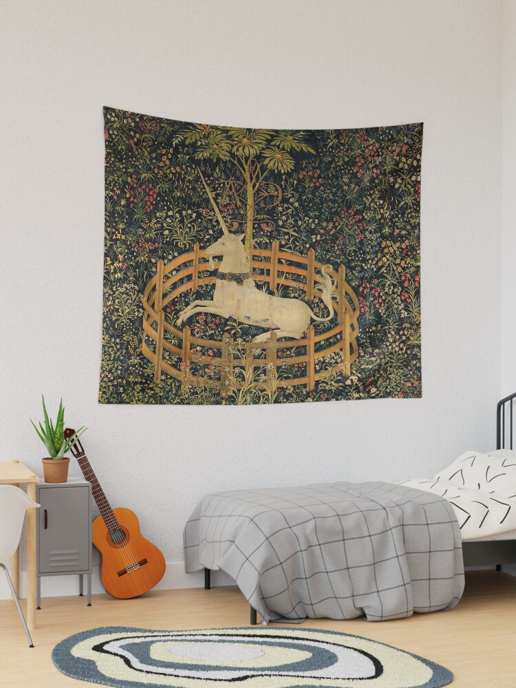 The Unicorn in Captivity Tapestry