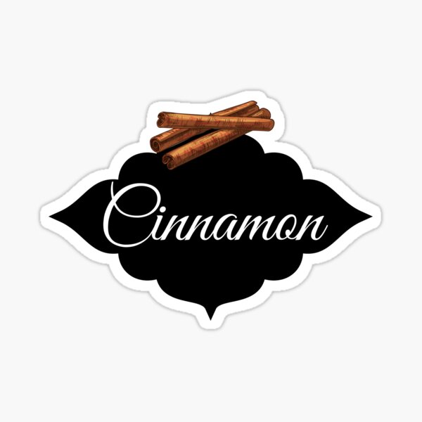 &ldquo;Cinnamon Container Label&rdquo; Sticker for Sale by GoodThingsOnly | Redbubble