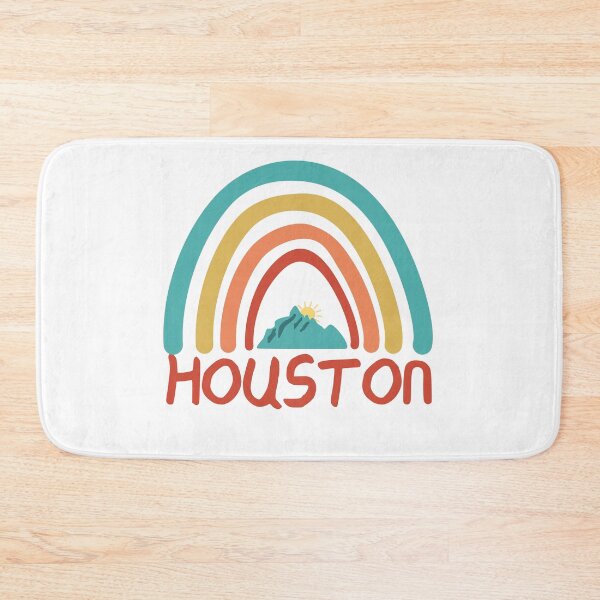 Item preview, Houston Retro Vintage Rainbow - Houston Texas Mountain Souvenir - Gift - Hometown - Hiking - Nature designed and sold by HappyTees Lab.