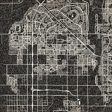 Vorschaubild zum Design Peoria map Arizona Ink lines von InkMaps