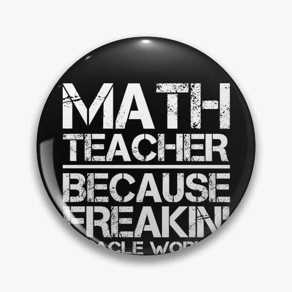 Item preview, Math Teacher Miracle Worker designed and sold by clickmostro.