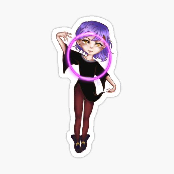 "Willkommen im Haus der Eulen staffel 2 Amity Blight mit ihrer Magie" Sticker von zanun Redbubble