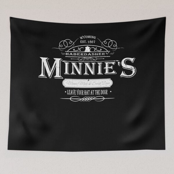 Item preview, The hateful 8 minnies Haberdashery in white designed and sold by DrewJoan.