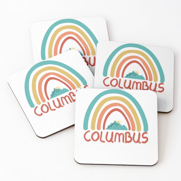 Item preview, Columbus Retro Vintage Rainbow - Columbus Georgia Mountain Souvenir - Gift - Hometown - Hiking - Nature designed and sold by HappyTees Lab.
