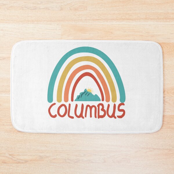 Item preview, Columbus Retro Vintage Rainbow - Columbus Georgia Mountain Souvenir - Gift - Hometown - Hiking - Nature designed and sold by HappyTees Lab.