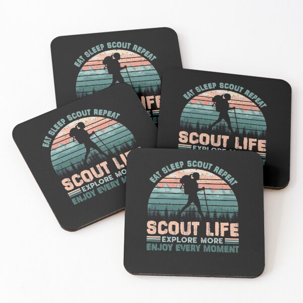 Item preview, Eat Sleep Scout Repeat - Funny Scouting designed and sold by Rebeccalona85.