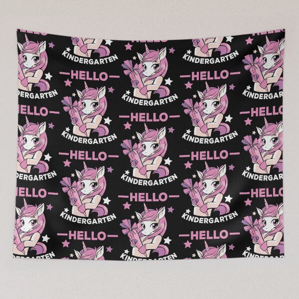 Item preview, Hello Kindergarten Back To School Unicorn  designed and sold by Tinsonzou8.