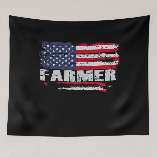 Item preview, Farmer American Flag Farming Lover designed and sold by Rebeccalona85.