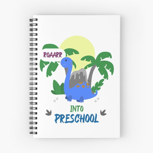 Item preview, Roaring into preschool dinosaur designed and sold by FabulousBites.