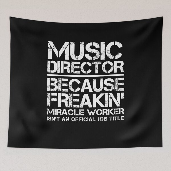 Item preview, Music Director Miracle Worker designed and sold by clickmostro.