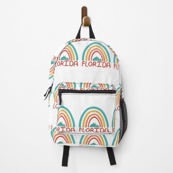 Item preview, Florida Retro Vintage Rainbow - Florida Mountain Souvenir - Gift - Hometown - Hiking - Nature designed and sold by HappyTees Lab.