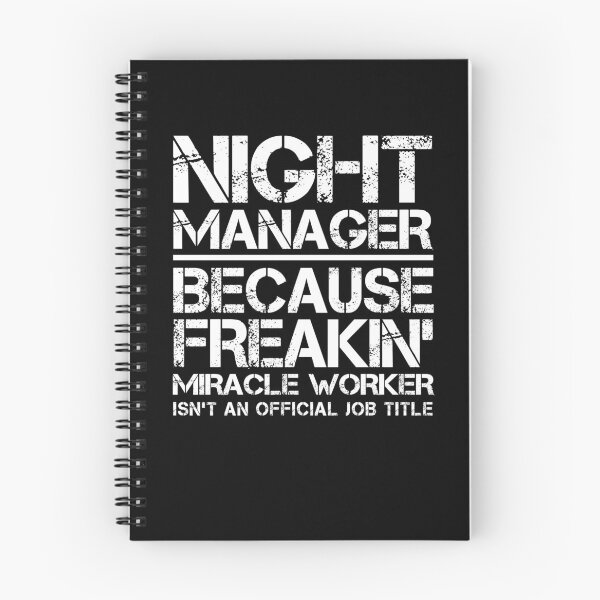 Item preview, Night Manager Miracle Worker designed and sold by clickmostro.