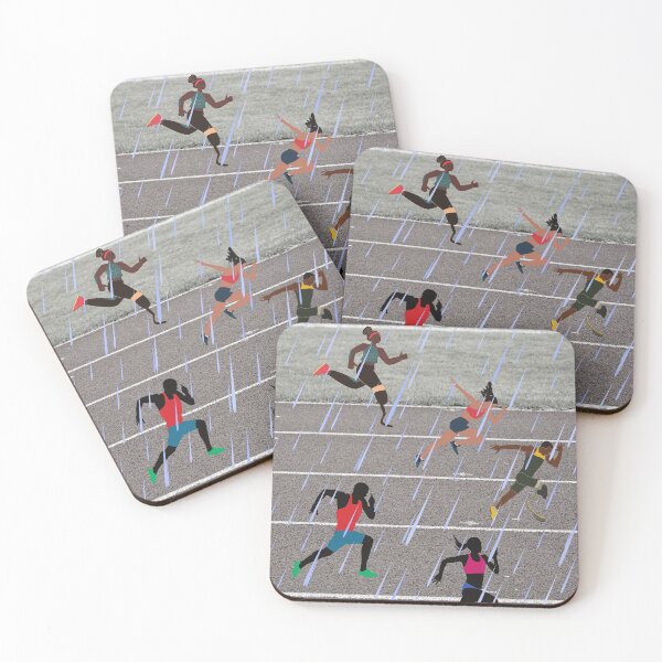 Item preview, Runners In The Challenging Rain designed and sold by janice56.