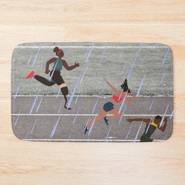 Item preview, Runners In The Challenging Rain designed and sold by janice56.